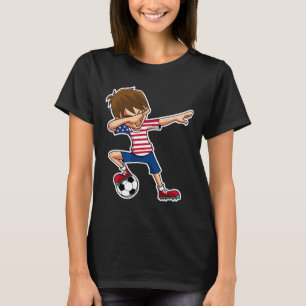 Dabbing Soccer Boy Usa Shirt United States Boys Yo