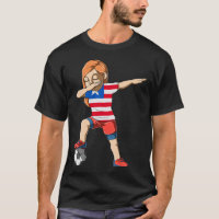 Dabbing Soccer Girl Liberia Jersey Liberian