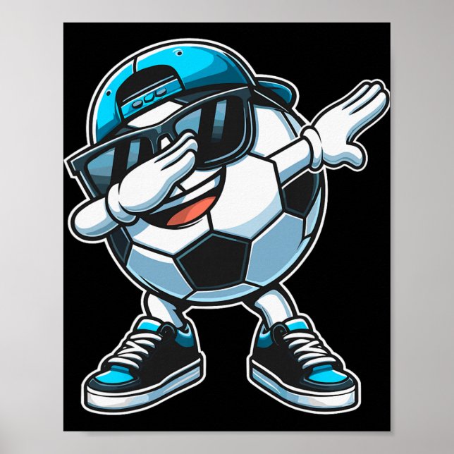 Dabbing Soccer Ll Boys Player  Poster (Front)