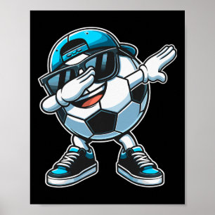 Dabbing Soccer Ll Boys Player  Poster