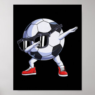 Dabbing Soccer Ll Footller Dab Footll Player Sport Poster