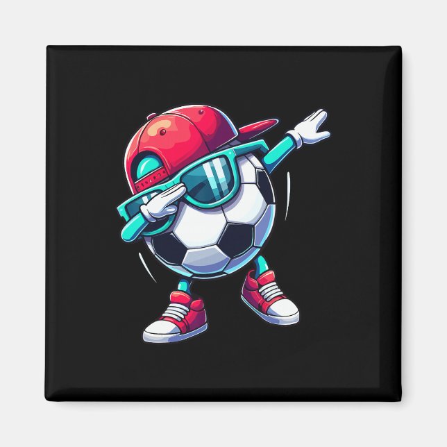 Dabbing Soccer Ll Player _1  Magnet (Front)