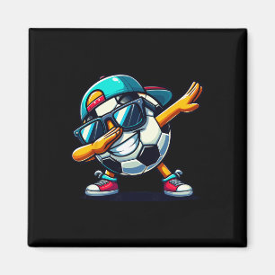 Dabbing Soccer Ll Player _2 Magnet