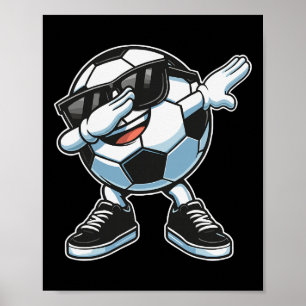 Dabbing Soccer Ll Player Poster
