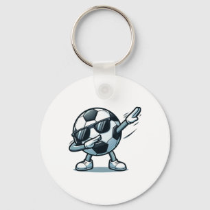 Dabbing Soccer Ll Shirt Funny Boys Men Women Sport Key Ring