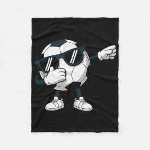 Dabbing Soccer Ll Soccer Team Soccer Players Men B Fleece Blanket