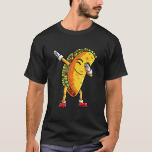 Dabbing Taco Cinco De Mayo Boys Men Mexican Food T-Shirt