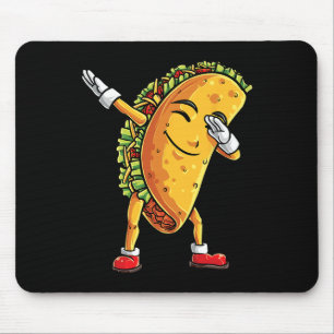 Dabbing Taco Cinco De Mayo Funny Boys Men Mexican  Mouse Pad