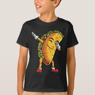 Dabbing Taco Cinco De Mayo Funny Boys Men Mexican T-Shirt