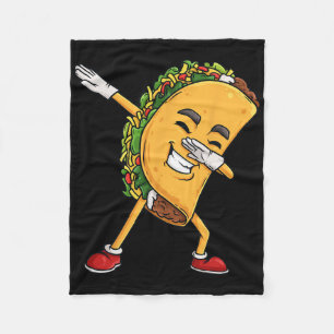 Dabbing Taco Cinco De Mayo Funny Mexican Dab Boys Fleece Blanket