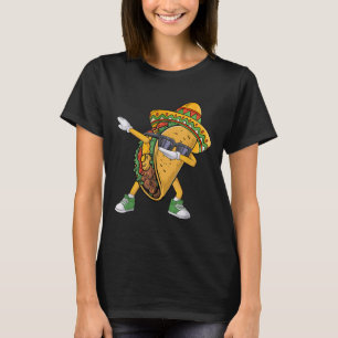 Dabbing Taco Cinco De Mayo Funny Mexican Food Dab  T-Shirt
