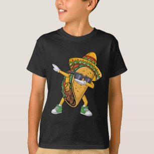 Dabbing Taco Cinco De Mayo Funny Mexican Food Dab T-Shirt