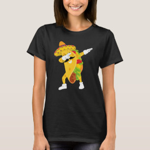 Dabbing Taco Cinco de Mayo Heritage Mexican Pride T-Shirt