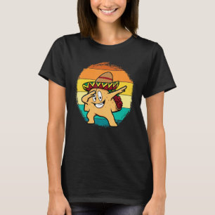 Dabbing Taco Funny Mexican For Men Women Cinco d T-Shirt