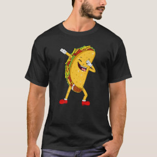 Dabbing Taco  Kids Boy Cinco De Mayo Mexican Food  T-Shirt