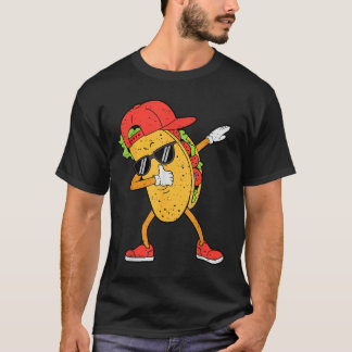 Dabbing Tacos Dab Cinco De Mayo Mexican Boys Toddl T-Shirt