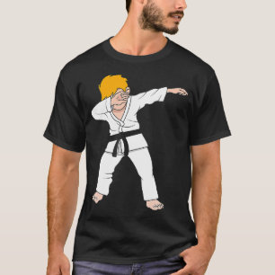 Dabbing Taekwondo Cute Karate Master Funny Martial T-Shirt