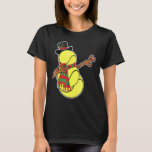 Dabbing Tennis Snowman Kids Christmas Pyjamas Xmas T-Shirt<br><div class="desc">Dabbing Tennis Snowman Kids Christmas Pyjamas Xmas</div>