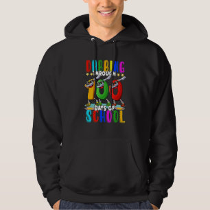 Dabbing Through 100 Days of School 100th Day Schoo Hoodie