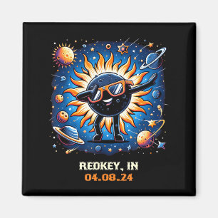 Dabbing Total Solar Eclipse Redkey Indiana Magnet