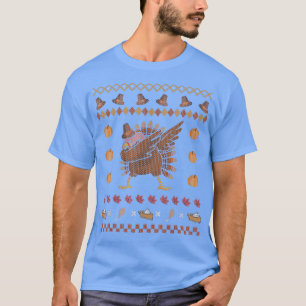 Dabbing Turkey Ugly Christmas Sweater Funny Thanks