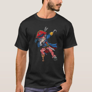 Dabbing Uncle Sam Pirate Vintage T-Shirt