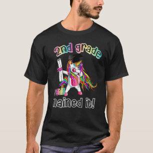 Dabbing Unicorn 2nd Grade I Still Nailed It Gradua T-Shirt