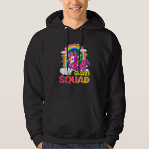 Dabbing Unicorn 4th Grade Squad Back To School Tea Hoodie