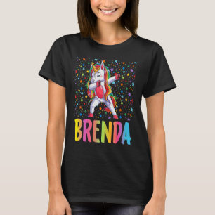 Dabbing Unicorn Brenda T-Shirt