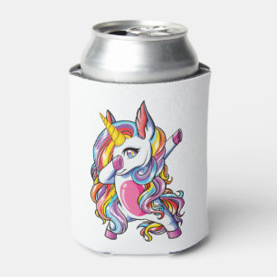 Dabbing Unicorn Can Cooler