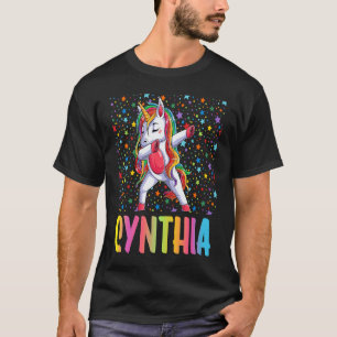 Dabbing Unicorn Cynthia T-Shirt