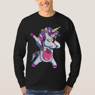 Dabbing Unicorn Dab Dance Unicorn Kids Girls T-Shirt