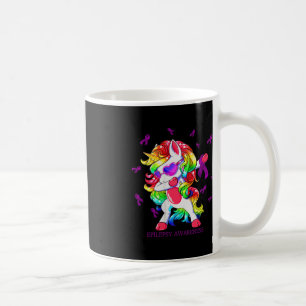 Dabbing Unicorn Epilepsy Awareness Ribbon Gifts Coffee Mug