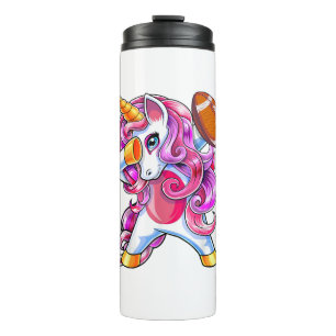Dabbing Unicorn Football Shirt Unicorn Football Gi Thermal Tumbler