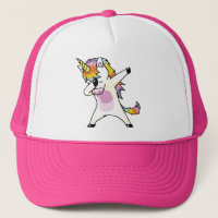 Dabbing Unicorn Funny Cute Rainbow Pink