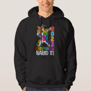 Dabbing Unicorn Graduation Kindergarten 2022 Naile Hoodie