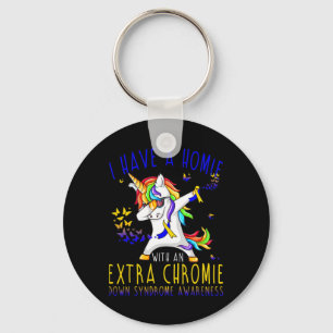 Dabbing Unicorn I Have A Homie With An Extra Chrom Key Ring