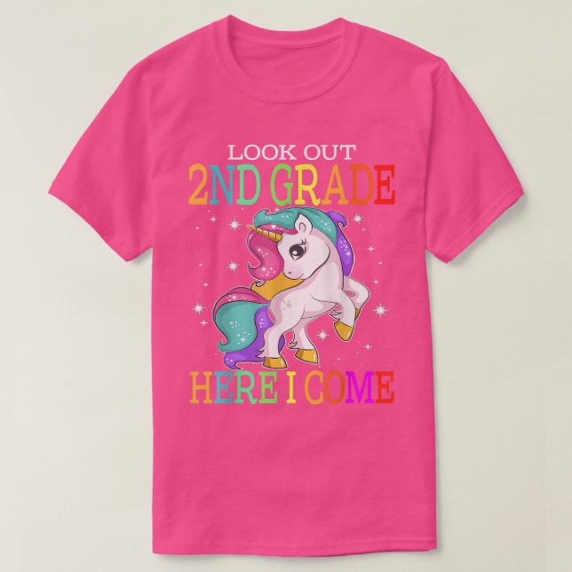 Dabbing Unicorn I'm Ready To Crush 2nd Grade  T-Shirt (Design Front)