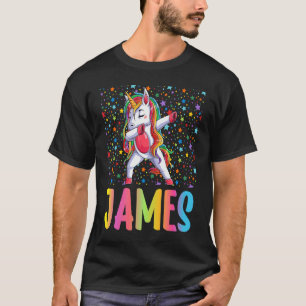 Dabbing Unicorn James T-Shirt