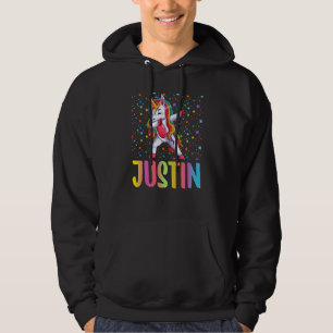 Dabbing Unicorn Justin Hoodie