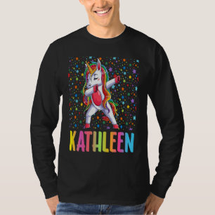 Dabbing Unicorn Kathleen T-Shirt