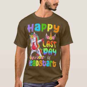 Dabbing Unicorn Last Day Of HEADSTART Girls Kids T T-Shirt