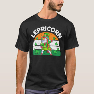 Dabbing Unicorn Leprechaun Lepricorn St Patricks D T-Shirt