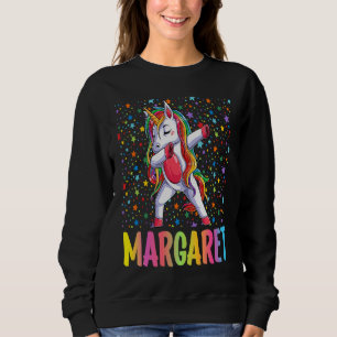 Dabbing Unicorn Margaret Sweatshirt