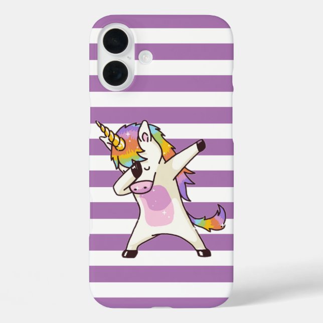 Dabbing Unicorn Phone case (Back)