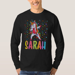 Dabbing Unicorn Sarah T-Shirt
