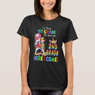 Dabbing Unicorn So long 1st grade 2nd grade here I T-Shirt