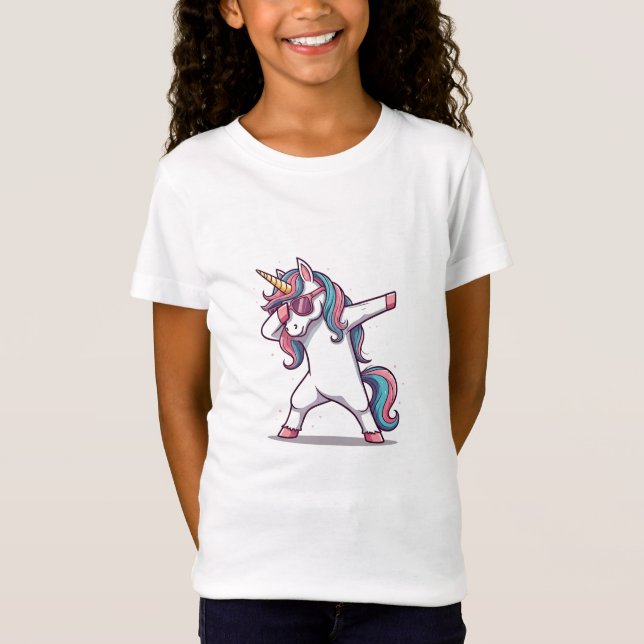 Dabbing Unicorn T-shirt (Front)