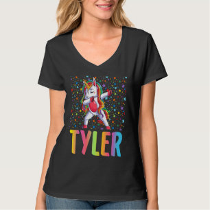 Dabbing Unicorn Tyler T-Shirt
