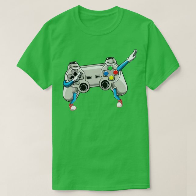 Dabbing video game controller Gamer dab for kids T-Shirt (Design Front)